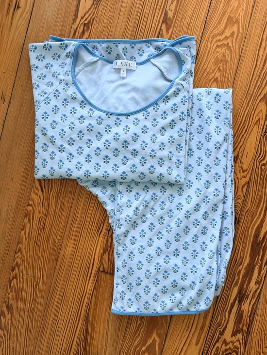 LAKE Other - LAKE Pima Long-Long Set in Blue Floral Small